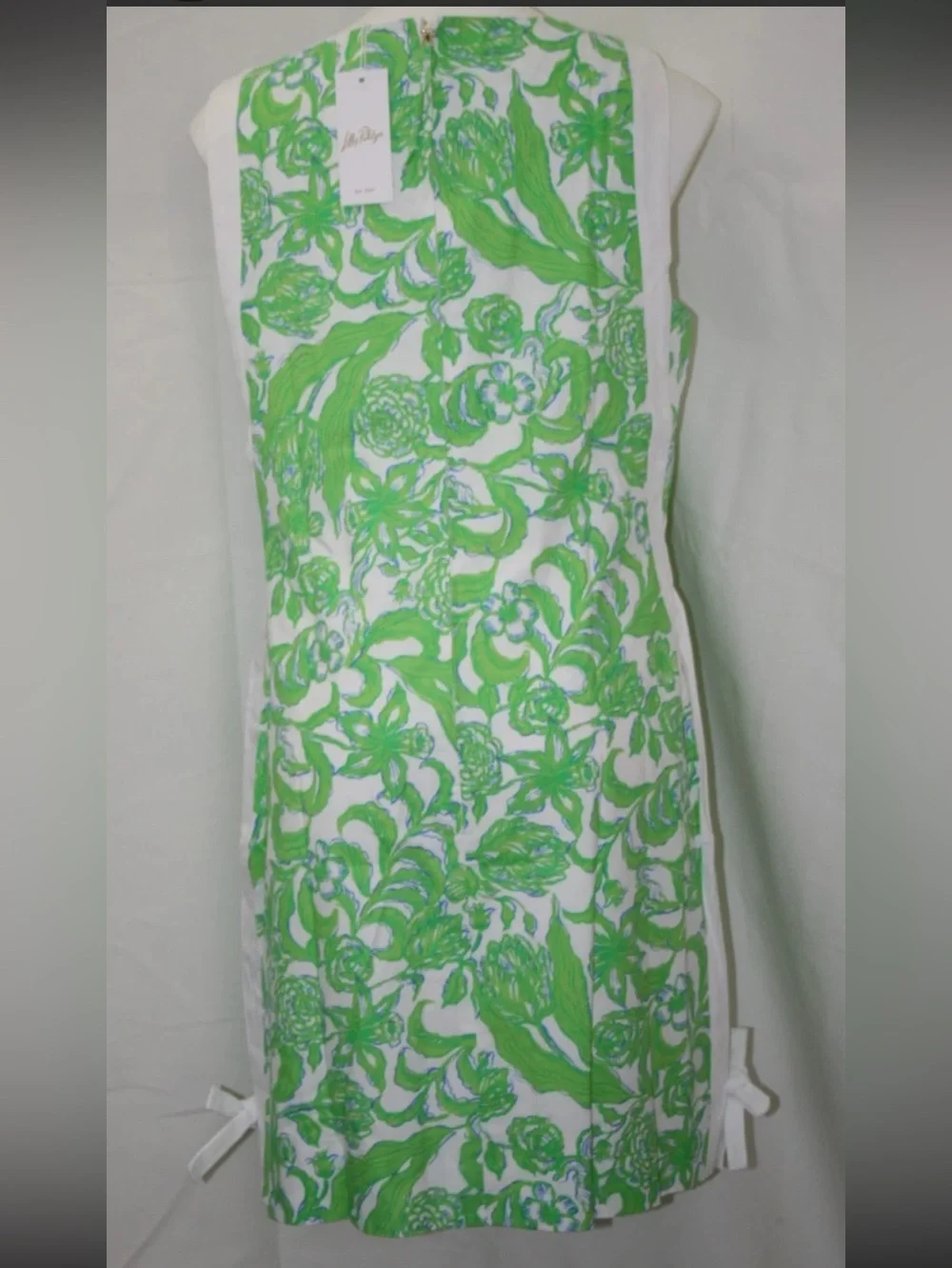 Lilly Pulitzer NWT Beckler Shift Dress Resprt White Daffodil Hill - Picture 7 of 11